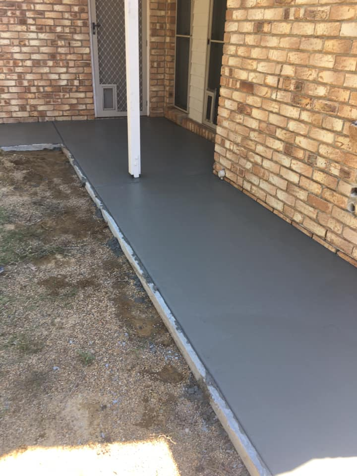 Driveway concrete